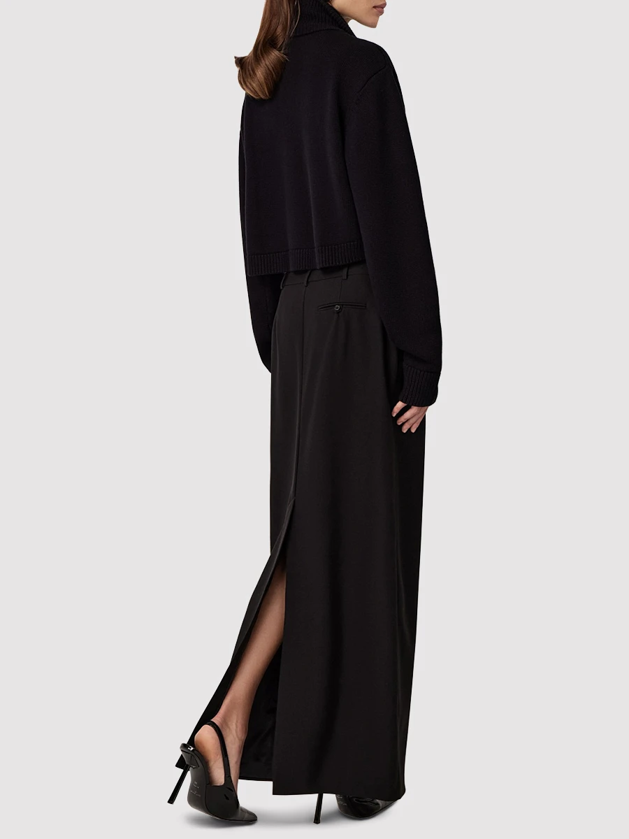 Юбка однотонная