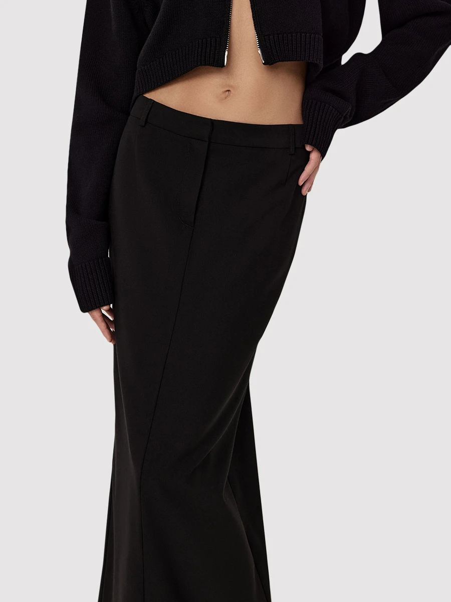 Юбка однотонная