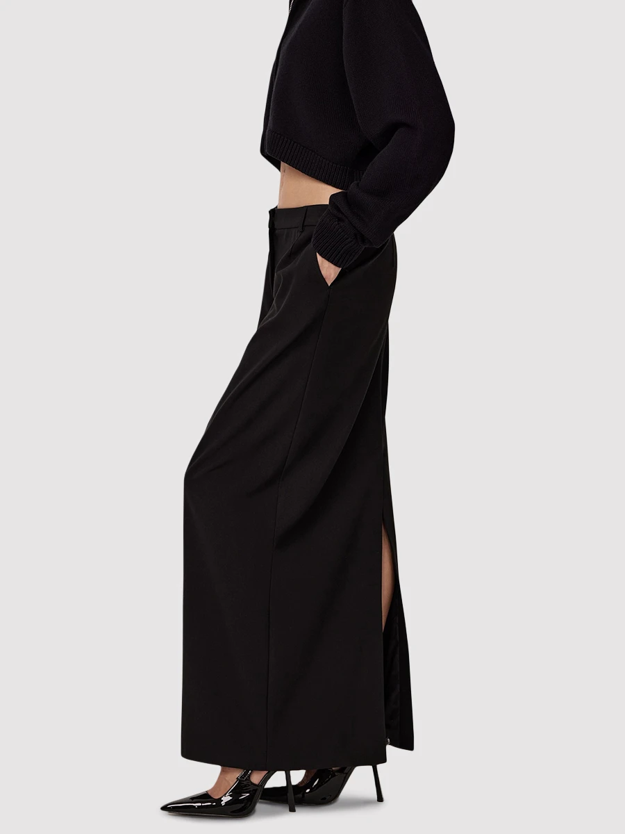 Юбка однотонная