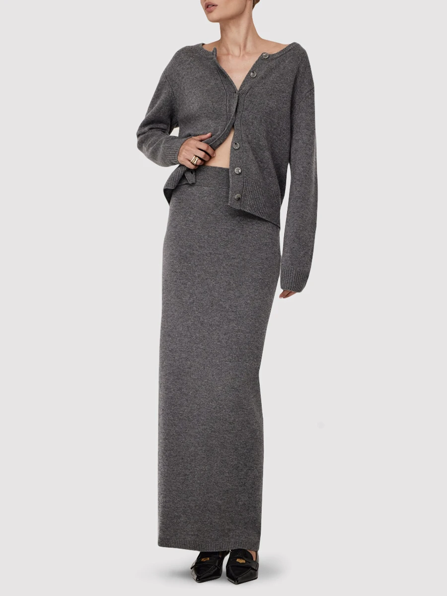 Юбка шерстяная