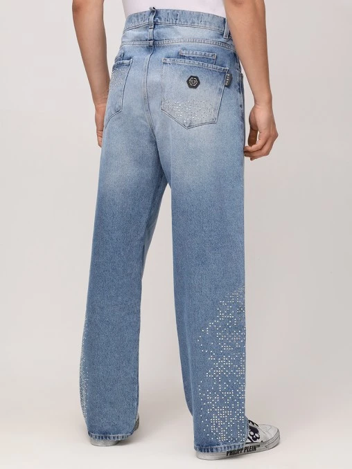 Джинсы Regular Fit хлопковые PHILIPP PLEIN
