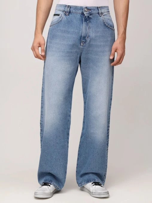 Джинсы Regular Fit хлопковые PHILIPP PLEIN