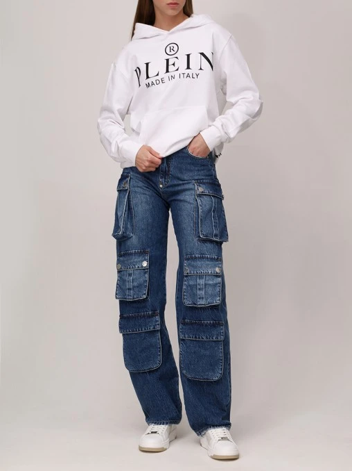 Джинсы-карго хлопковые PHILIPP PLEIN