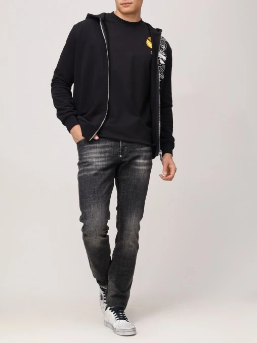 Джинсы Slim Fit хлопковые PHILIPP PLEIN