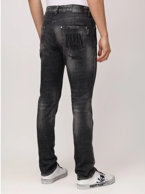 Джинсы Slim Fit хлопковые PHILIPP PLEIN