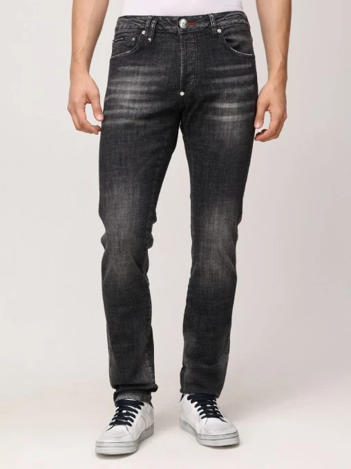 Джинсы Slim Fit хлопковые PHILIPP PLEIN