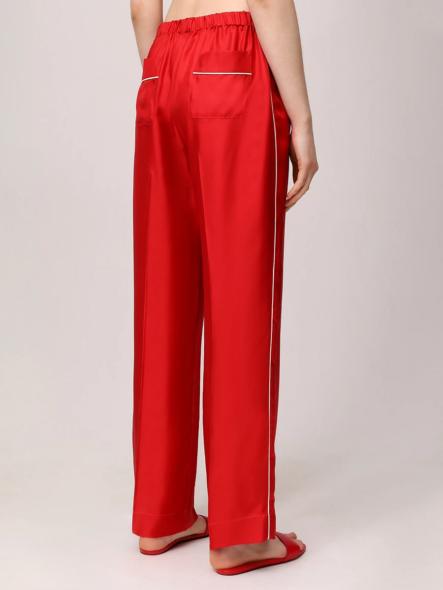 Брюки шелковые