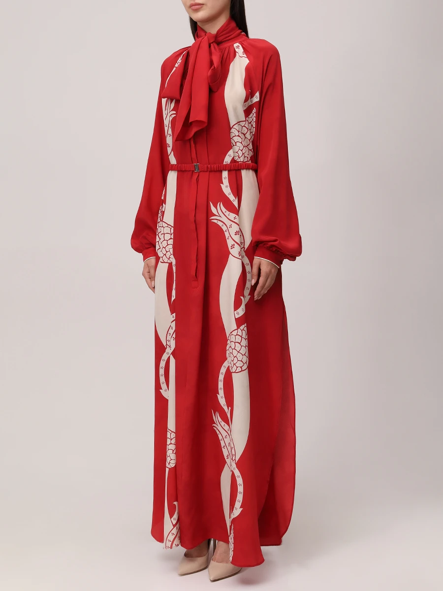 Платье шелковое