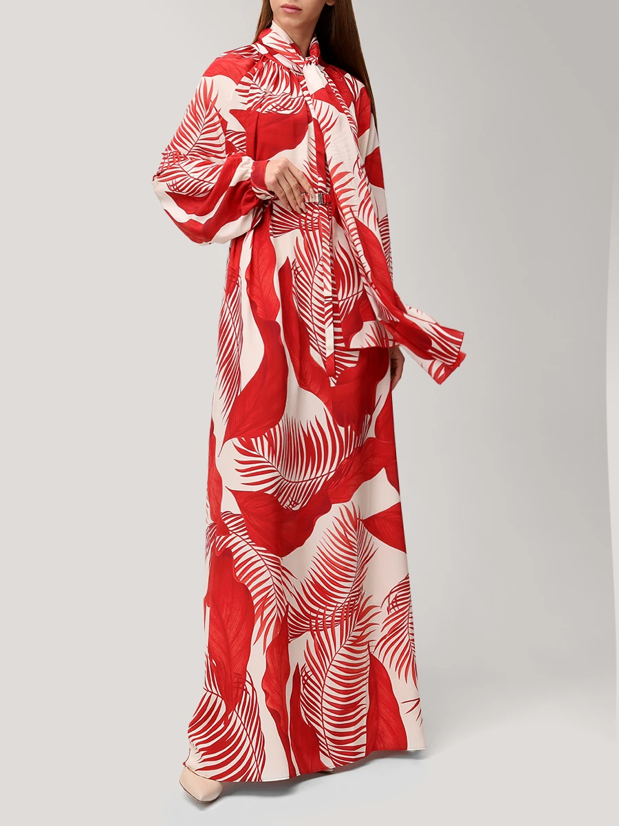 Платье шелковое