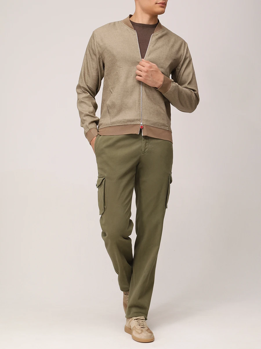 Бомбер льняной