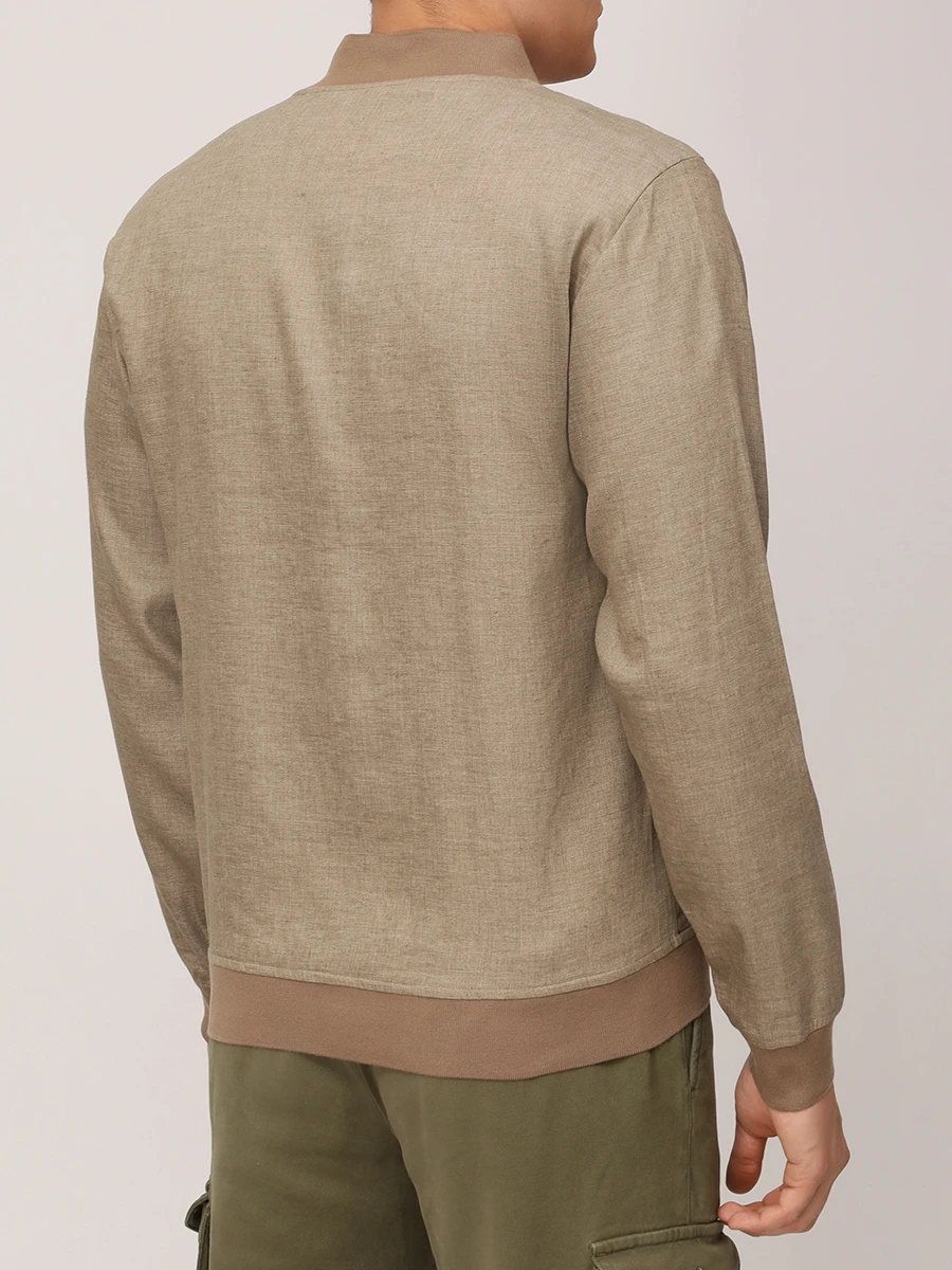 Бомбер льняной