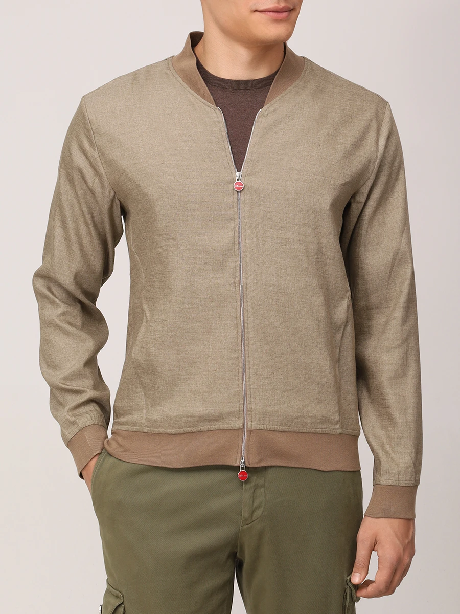 Бомбер льняной