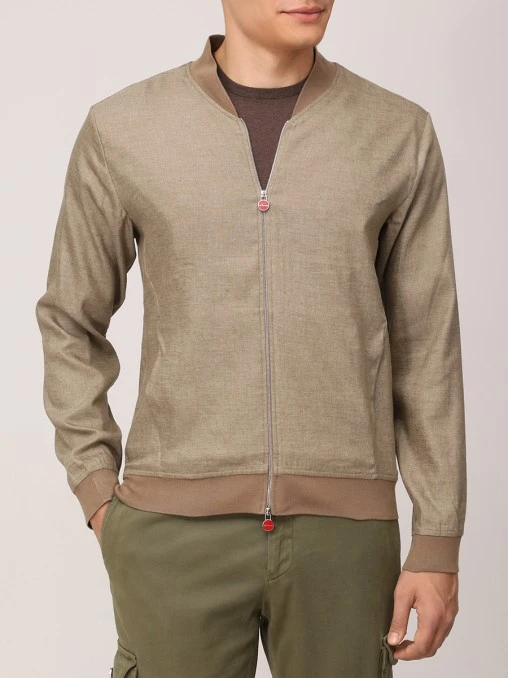 Бомбер льняной KITON