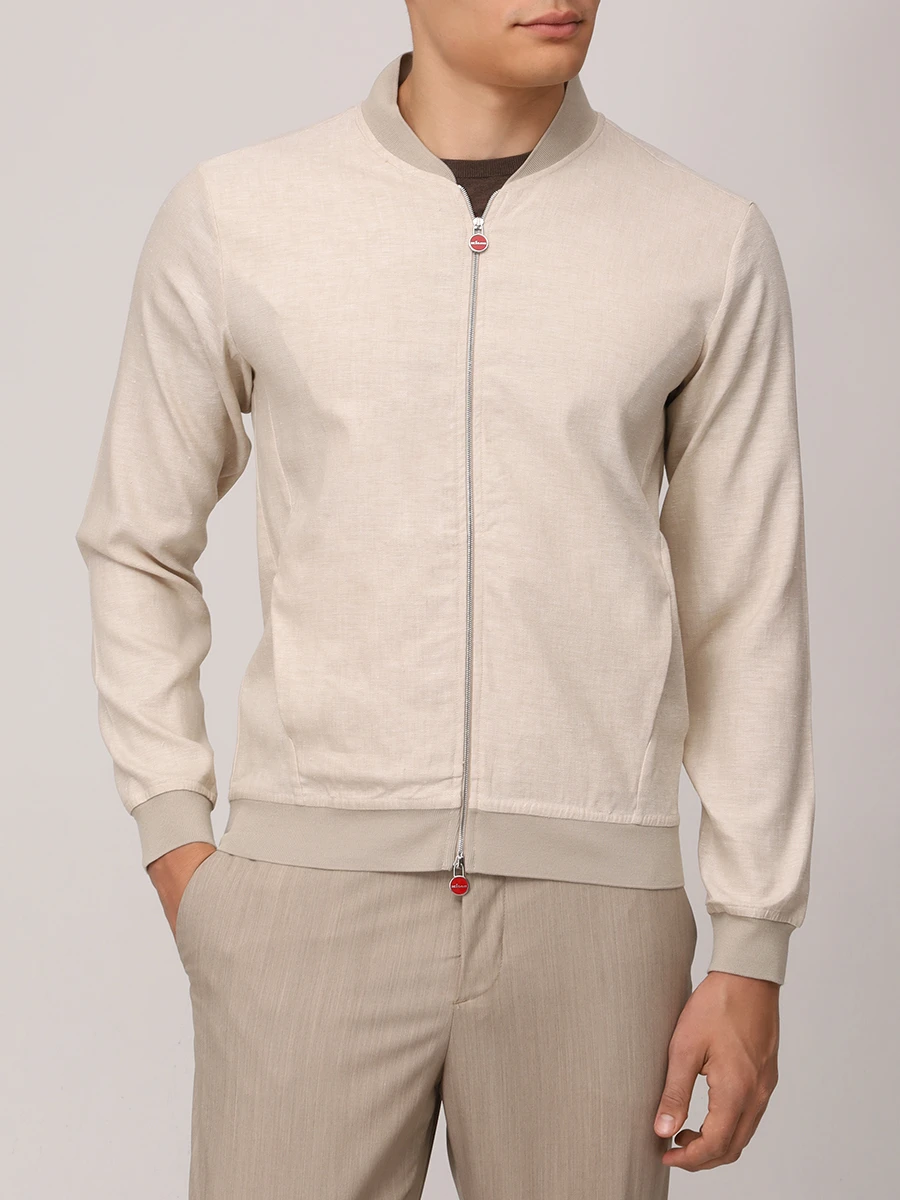 Бомбер льняной