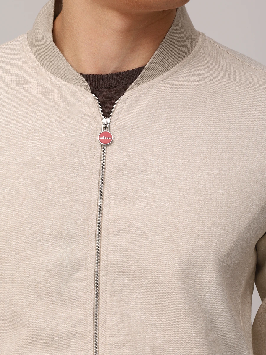 Бомбер льняной