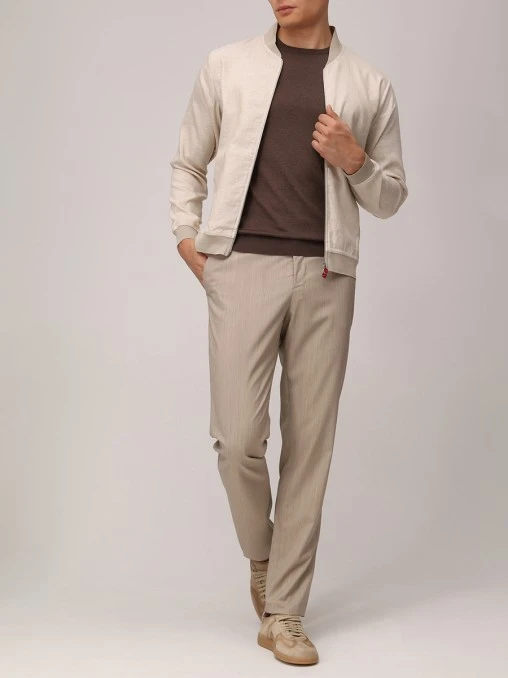 Бомбер льняной KITON