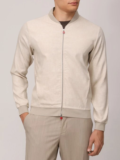 Бомбер льняной KITON