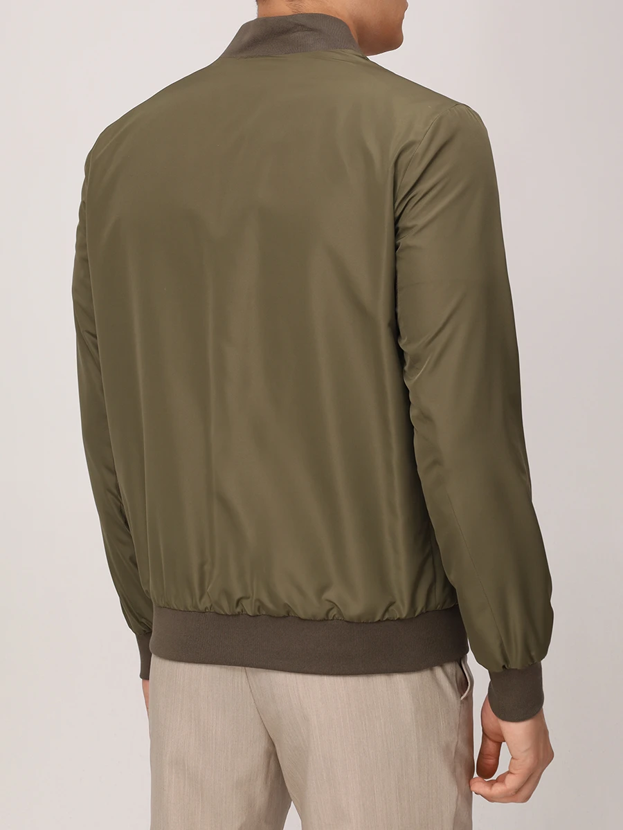 Бомбер однотонный