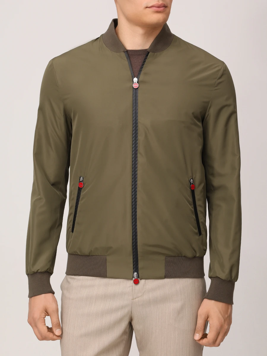 Бомбер однотонный