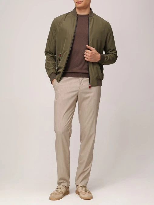 Бомбер однотонный KITON