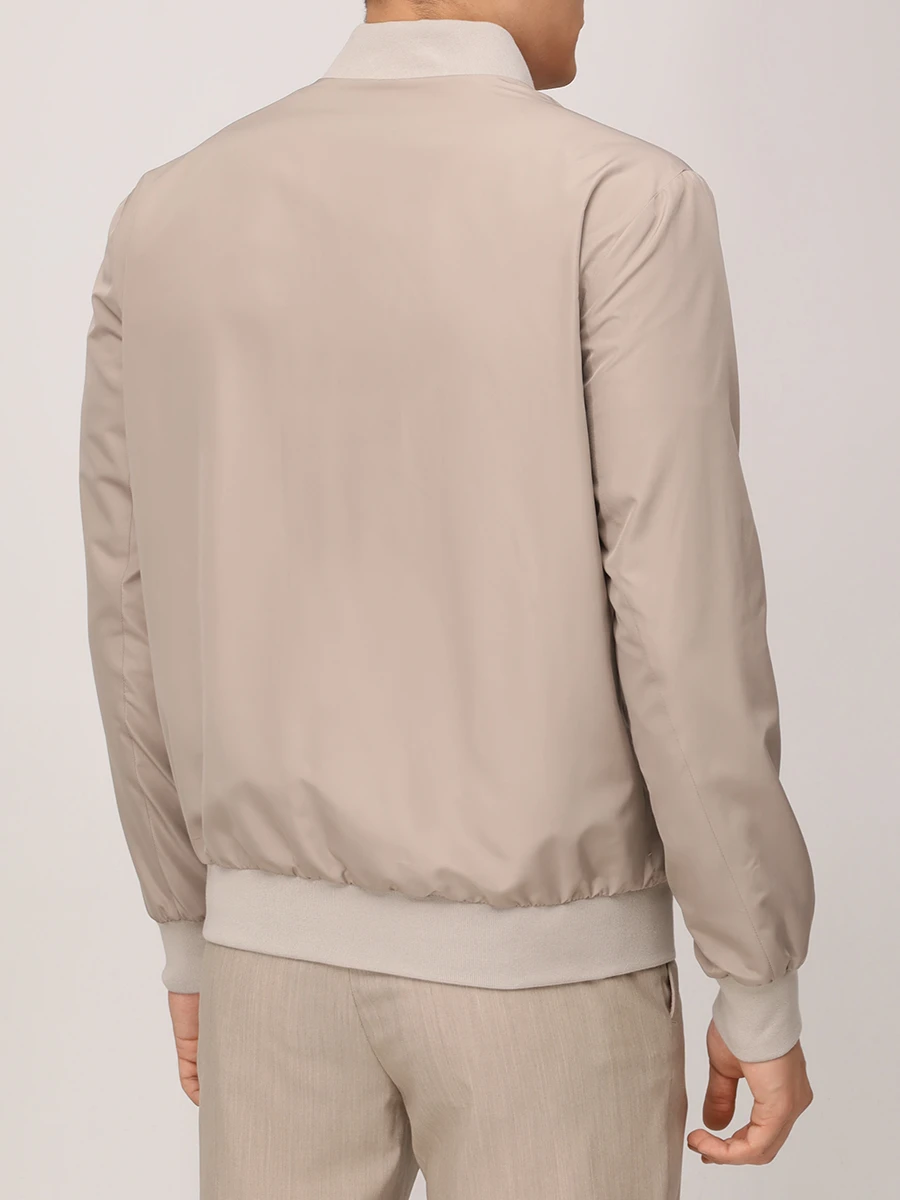 Бомбер однотонный