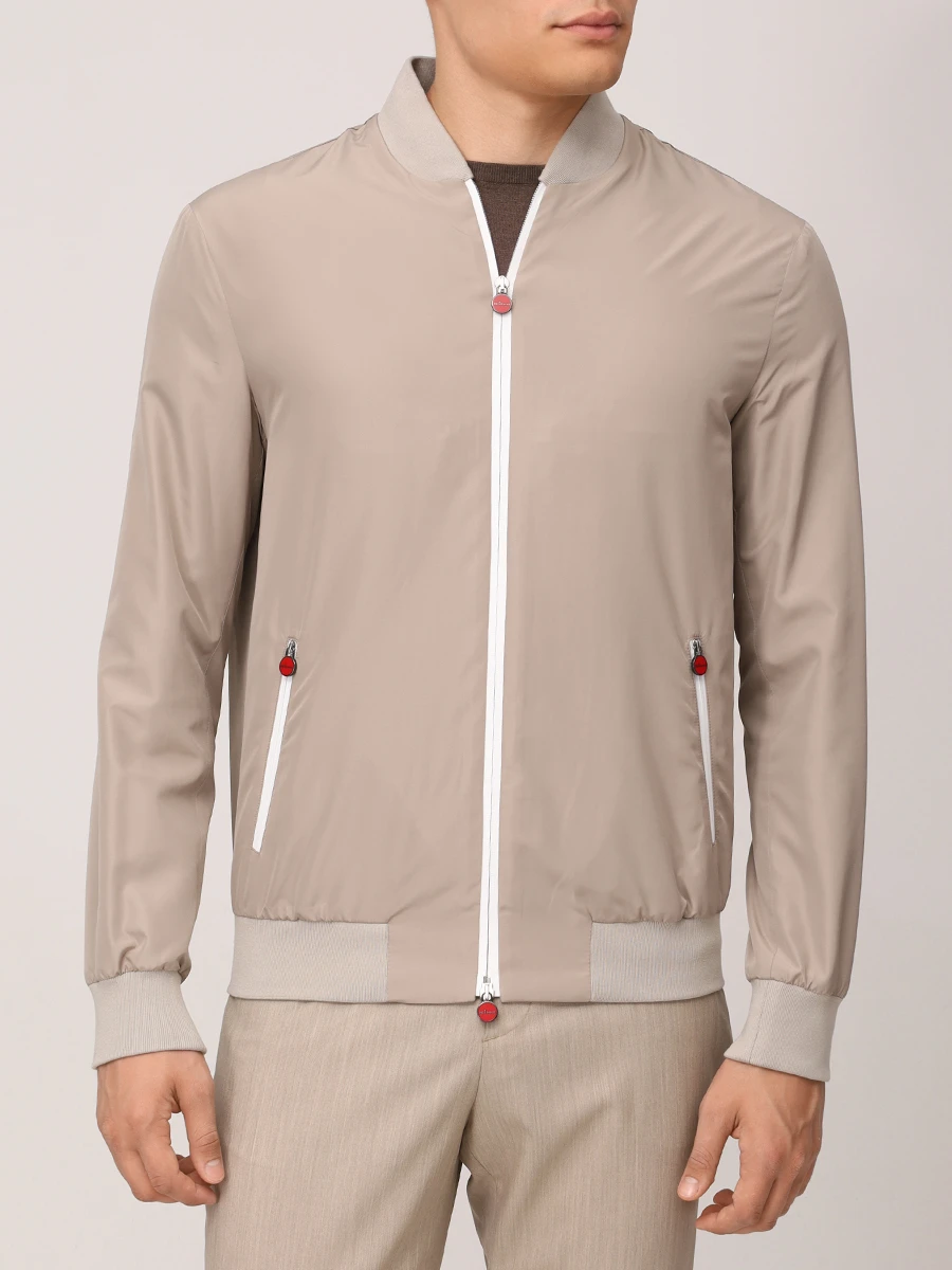 Бомбер однотонный