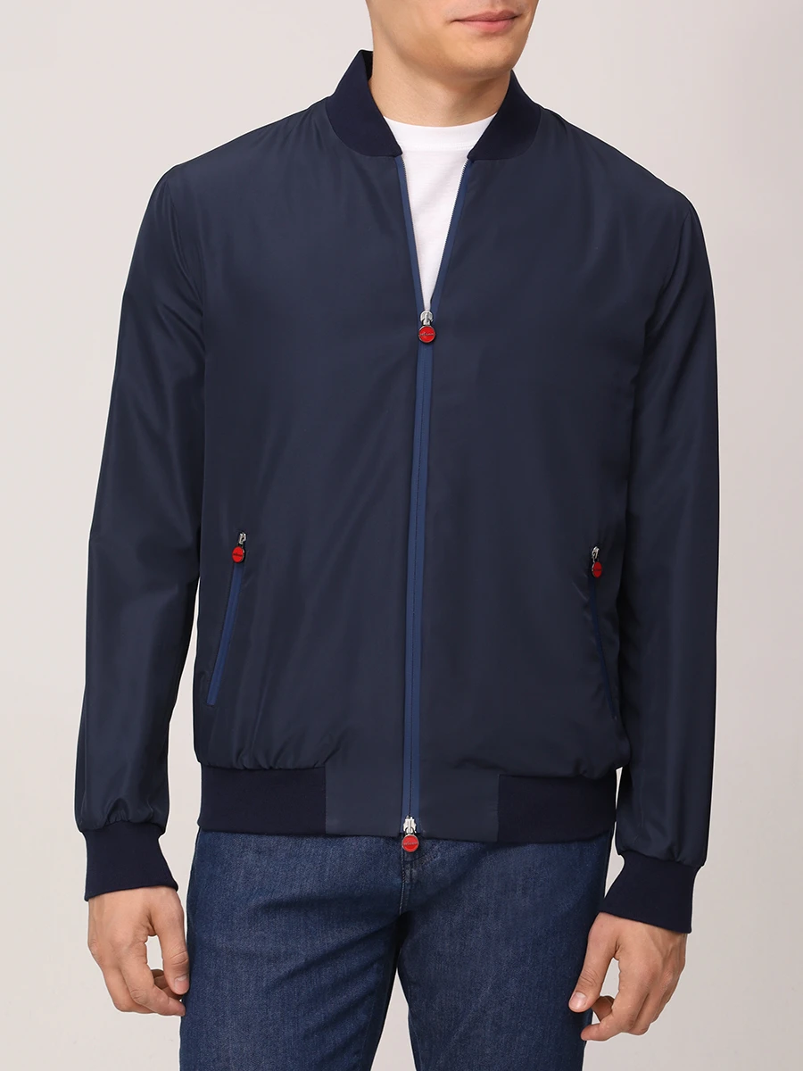 Бомбер однотонный