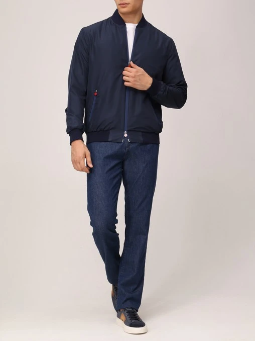 Бомбер однотонный KITON