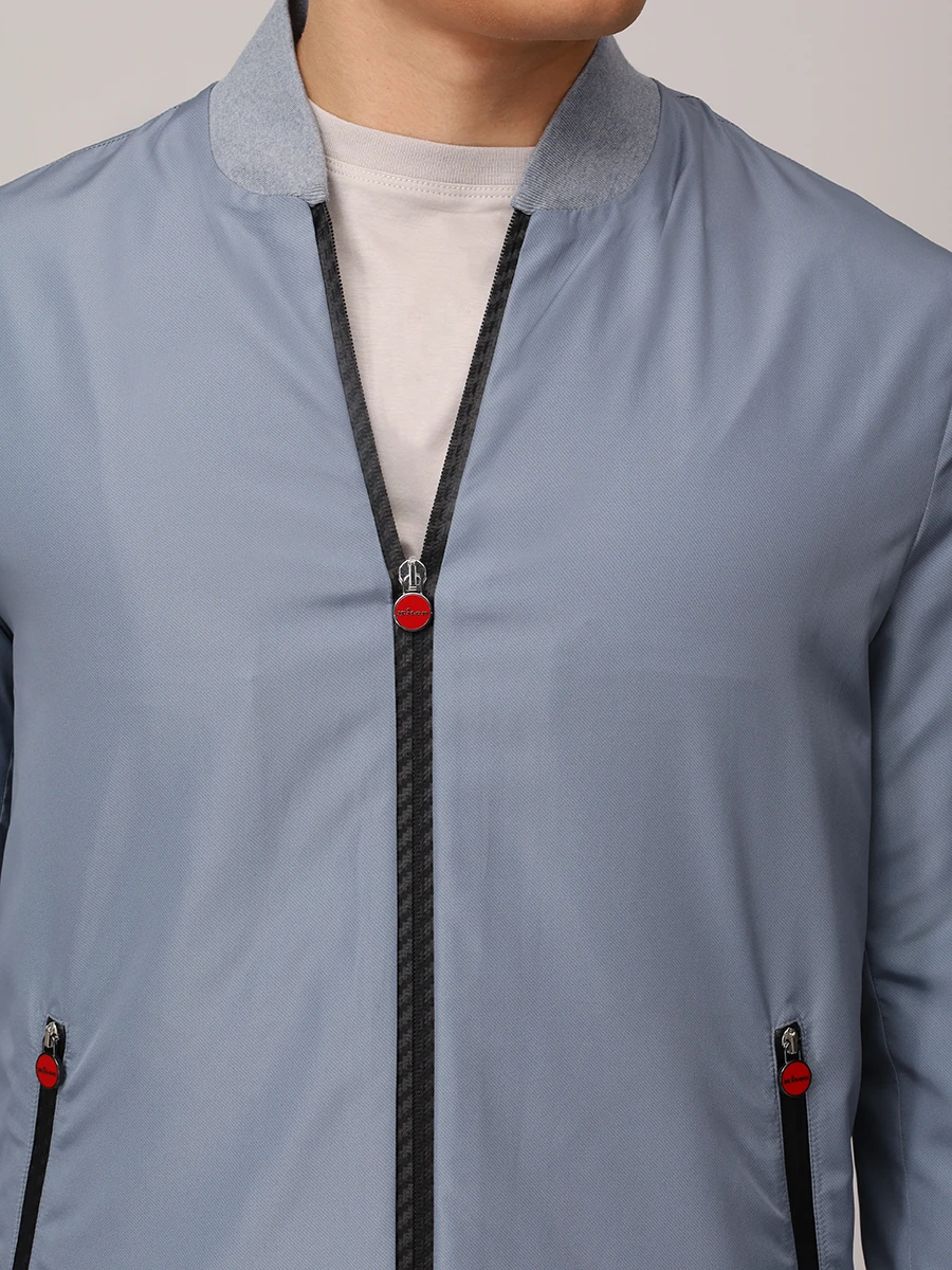 Бомбер однотонный