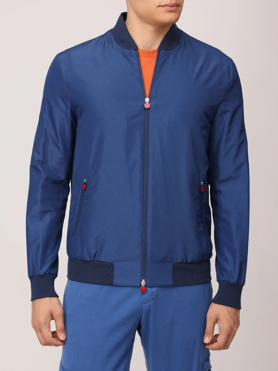 Бомбер однотонный