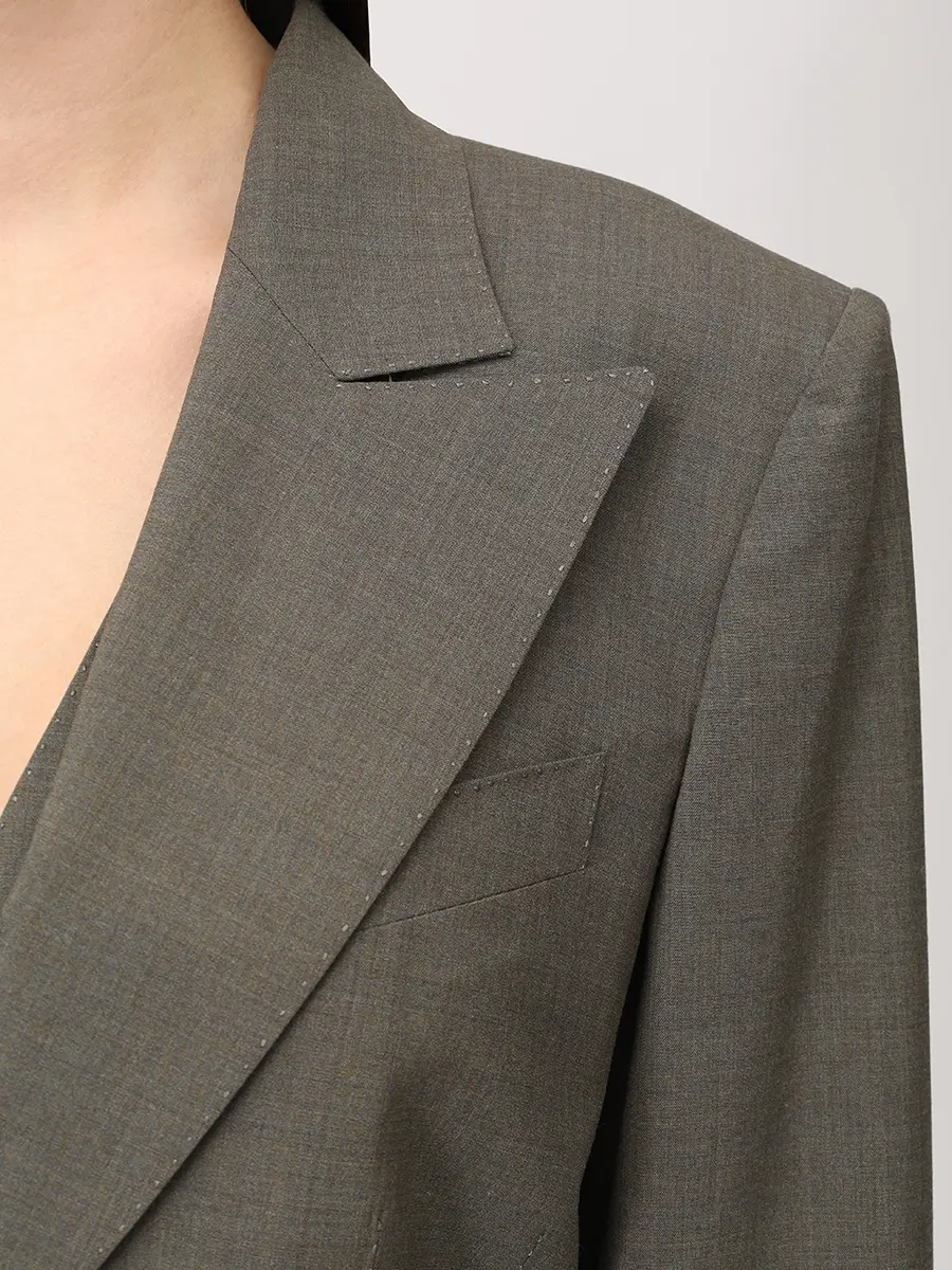 Пиджак шерстяной