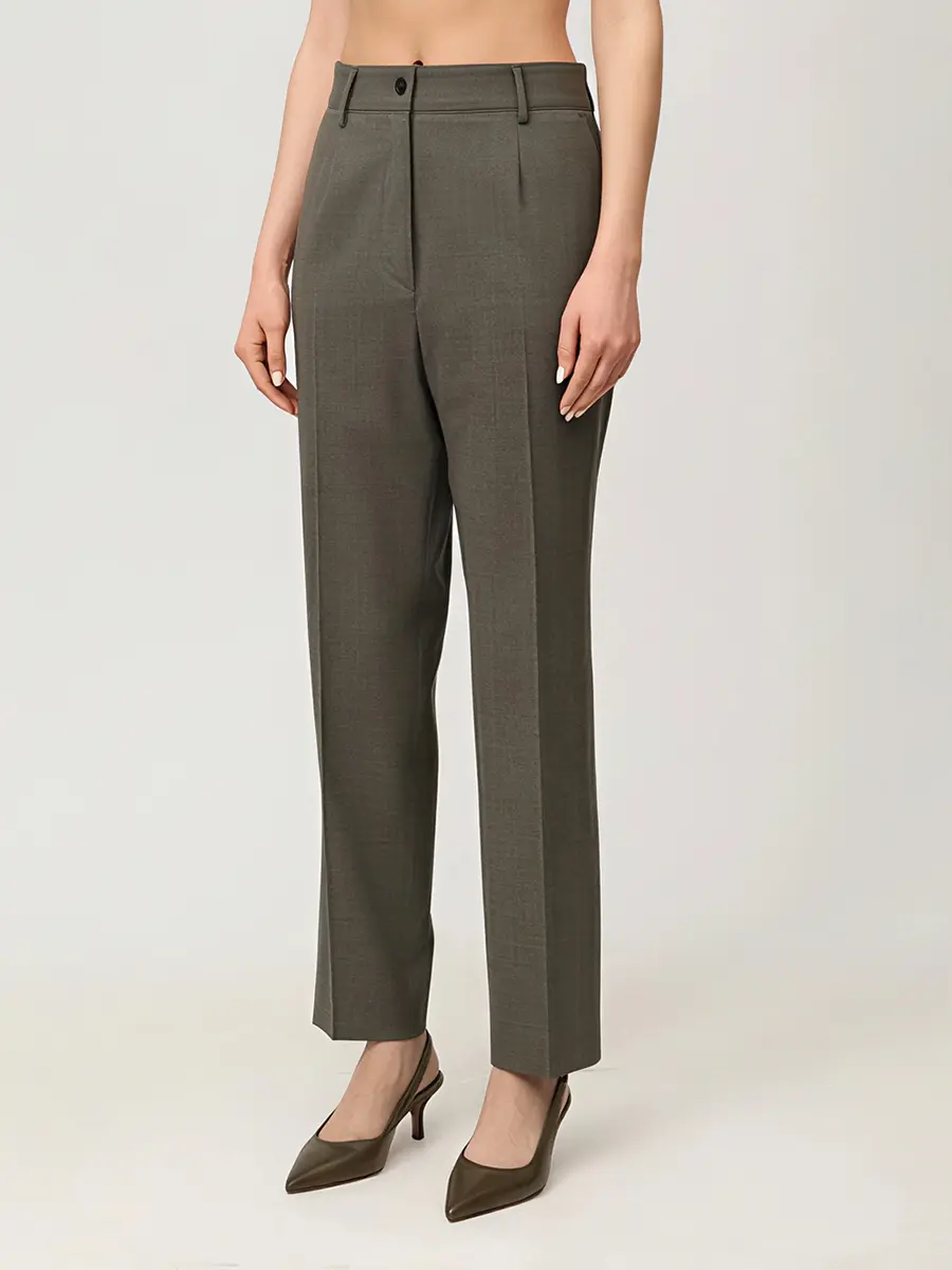 Брюки шерстяные