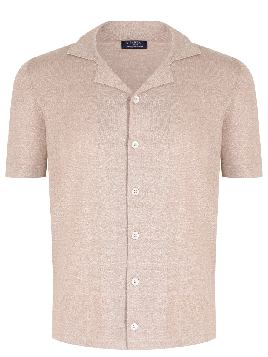 Рубашка из хлопка и льна