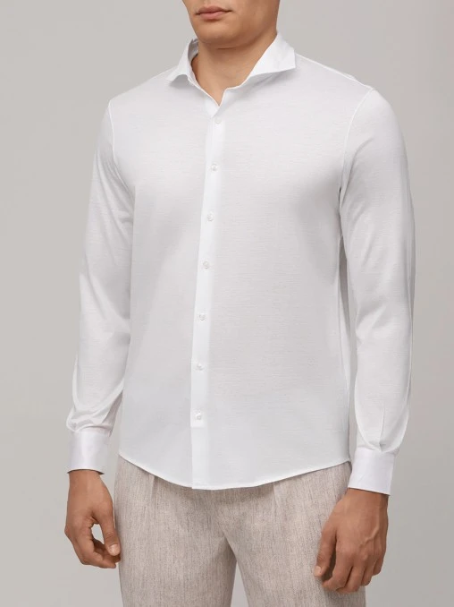 Рубашка Slim Fit хлопковая BARBA NAPOLI