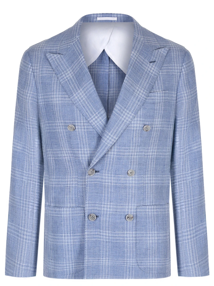 Пиджак из шерсти и льна