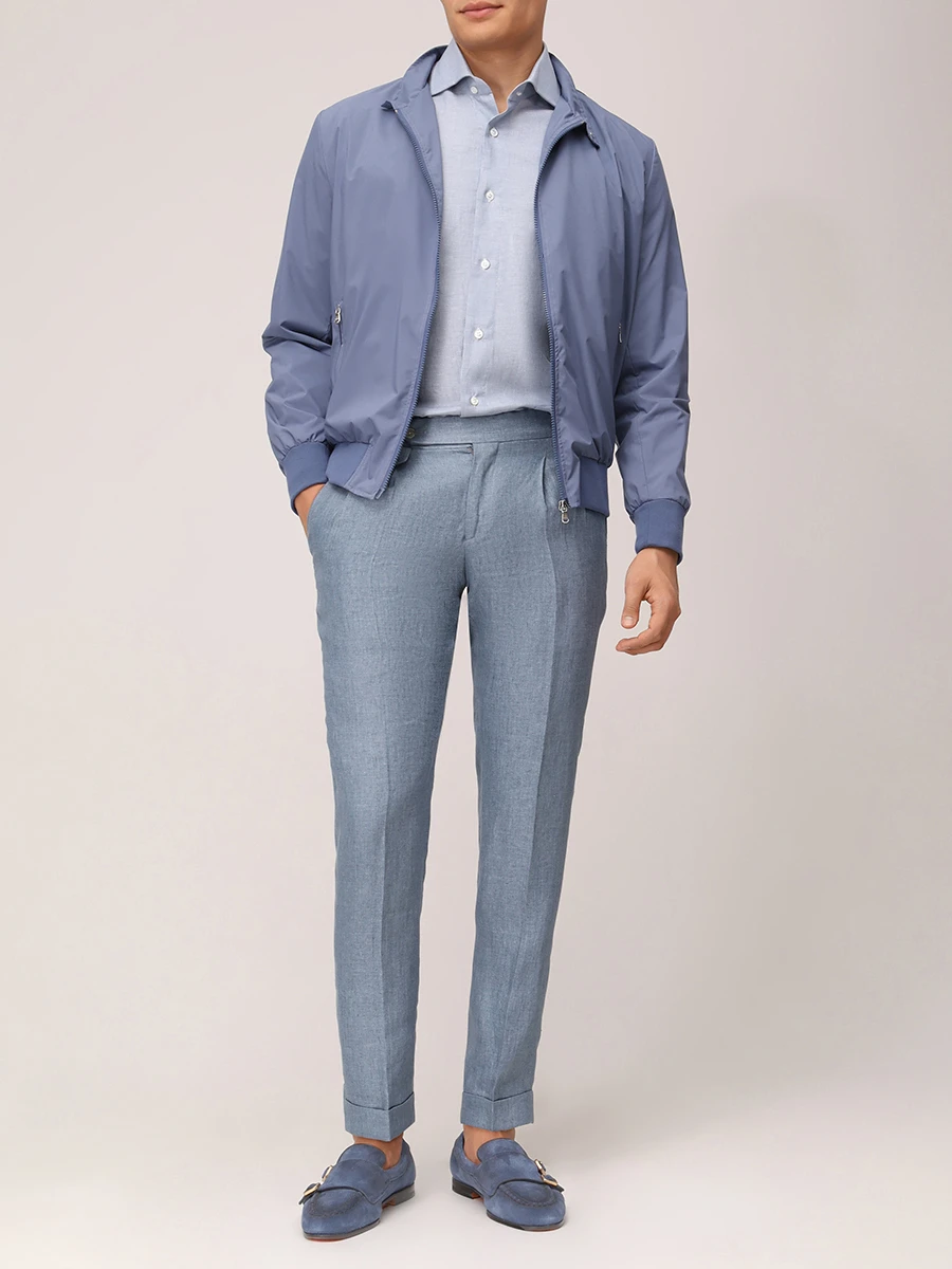 Брюки льняные