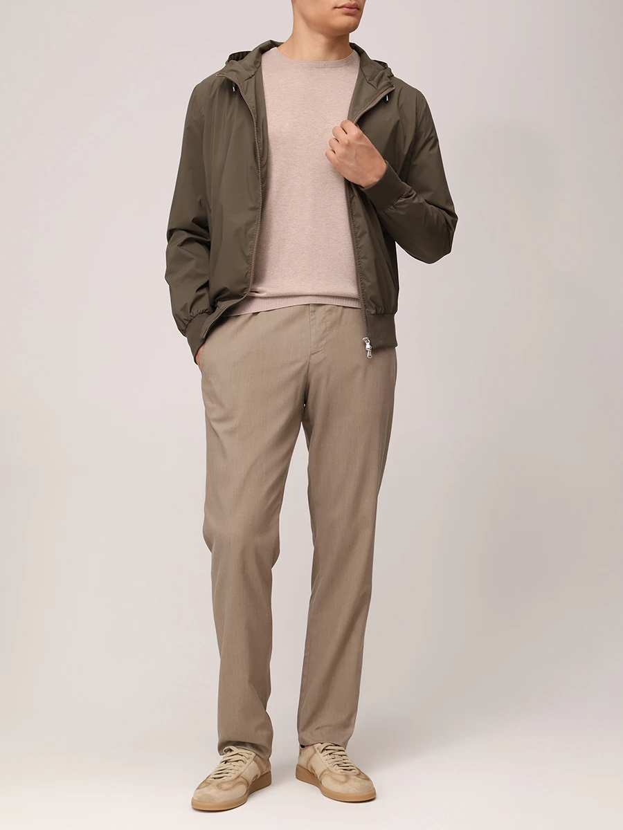 Бомбер однотонный