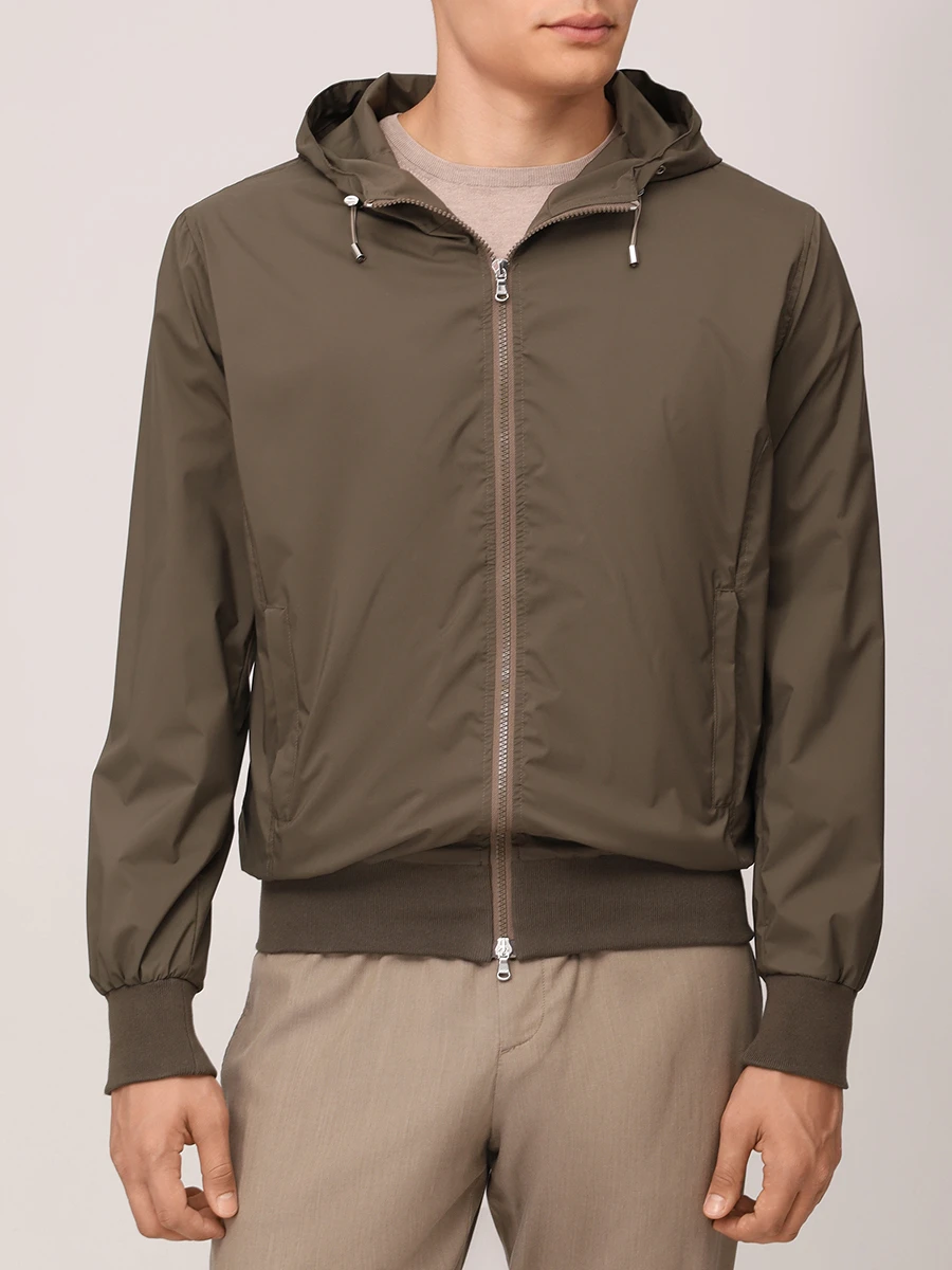 Бомбер однотонный