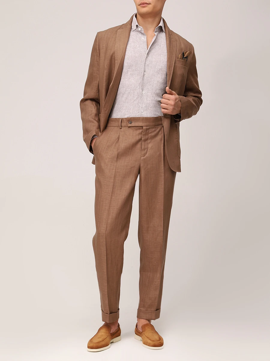 Рубашка однотонная