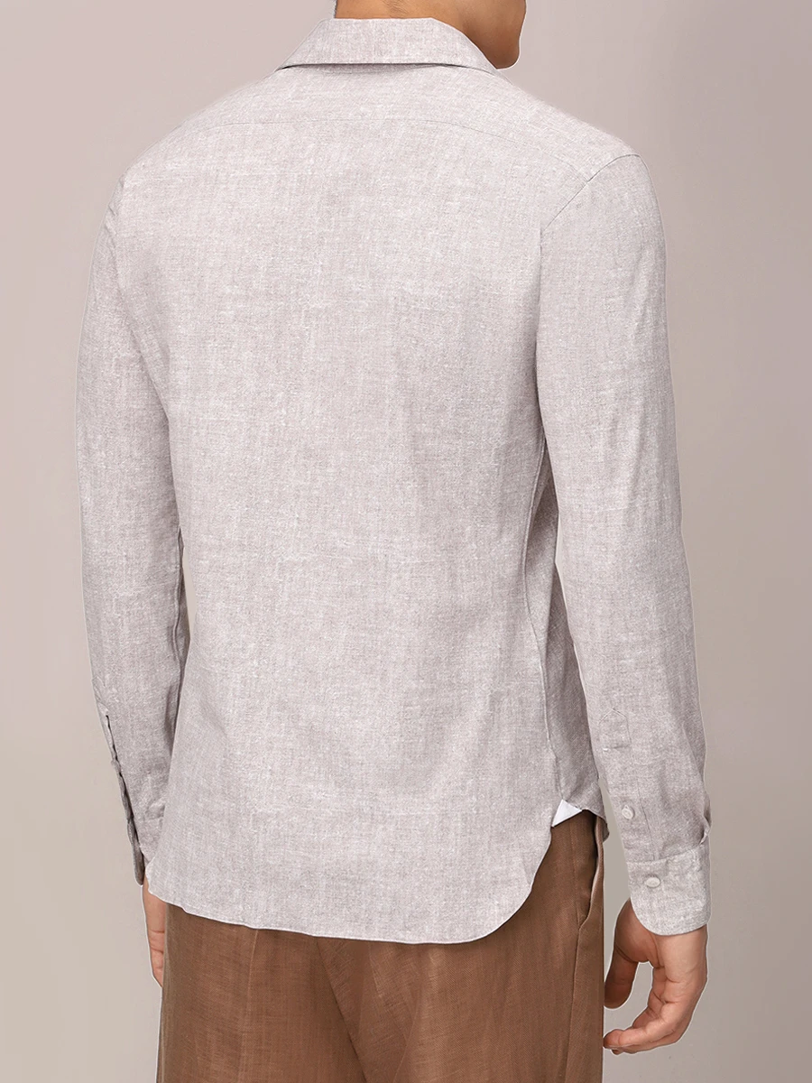 Рубашка однотонная