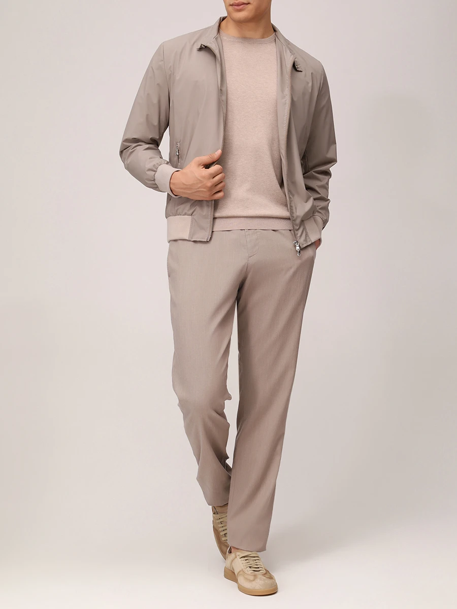 Бомбер однотонный