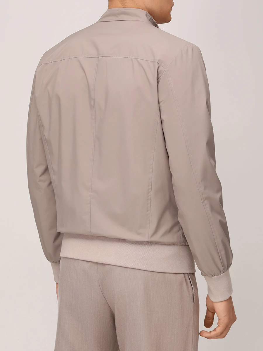 Бомбер однотонный