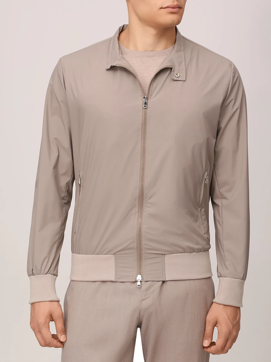 Бомбер однотонный