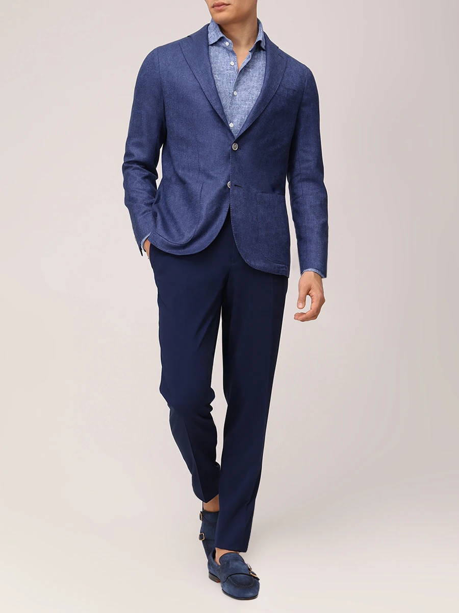 Рубашка однотонная