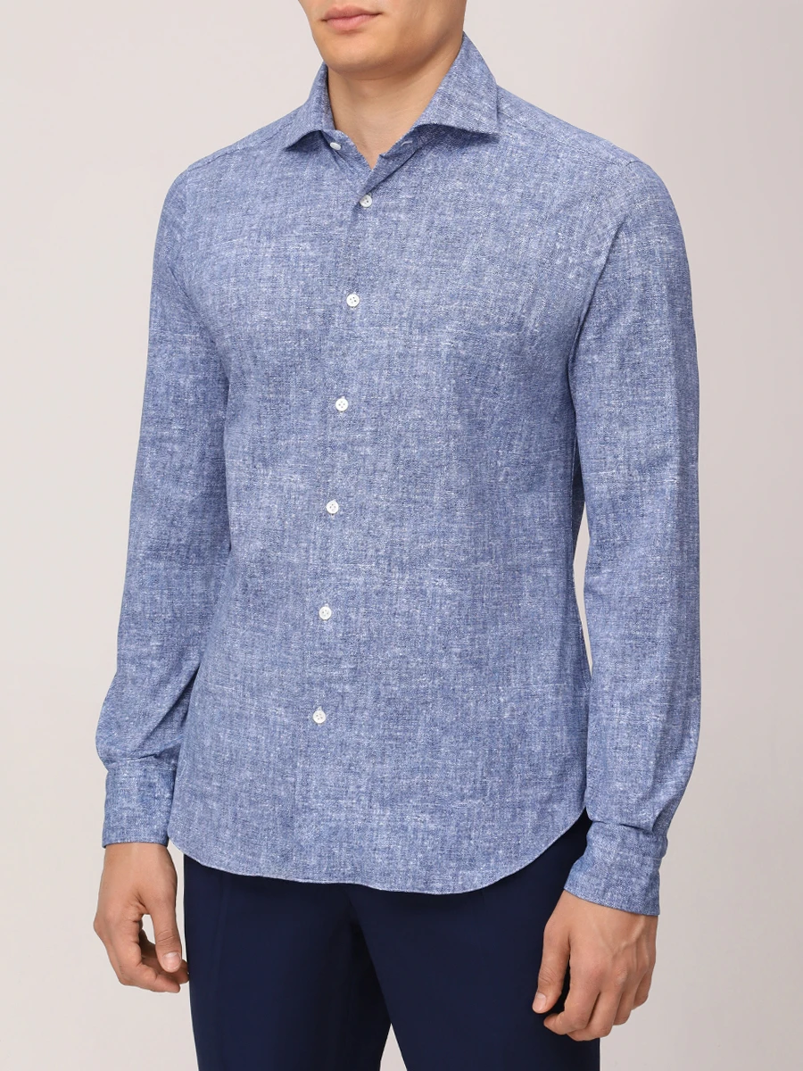 Рубашка однотонная