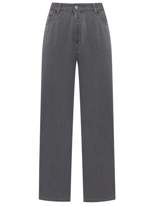 Джинсы хлопковые MIU MIU