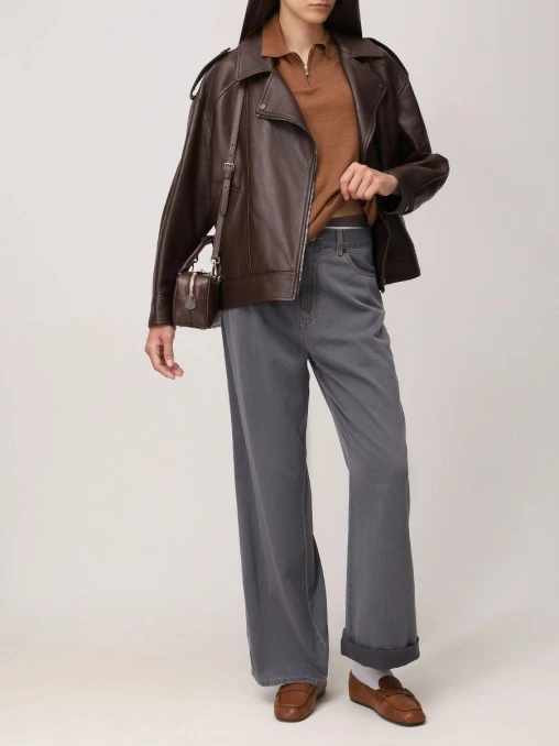 Джинсы хлопковые MIU MIU