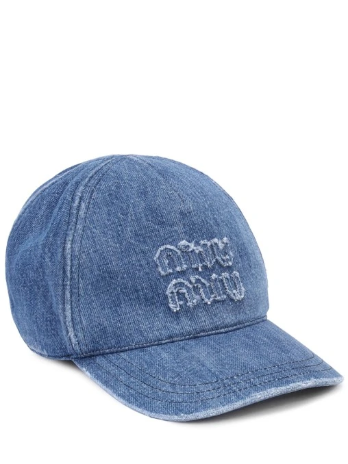 Бейсболка джинсовая MIU MIU
