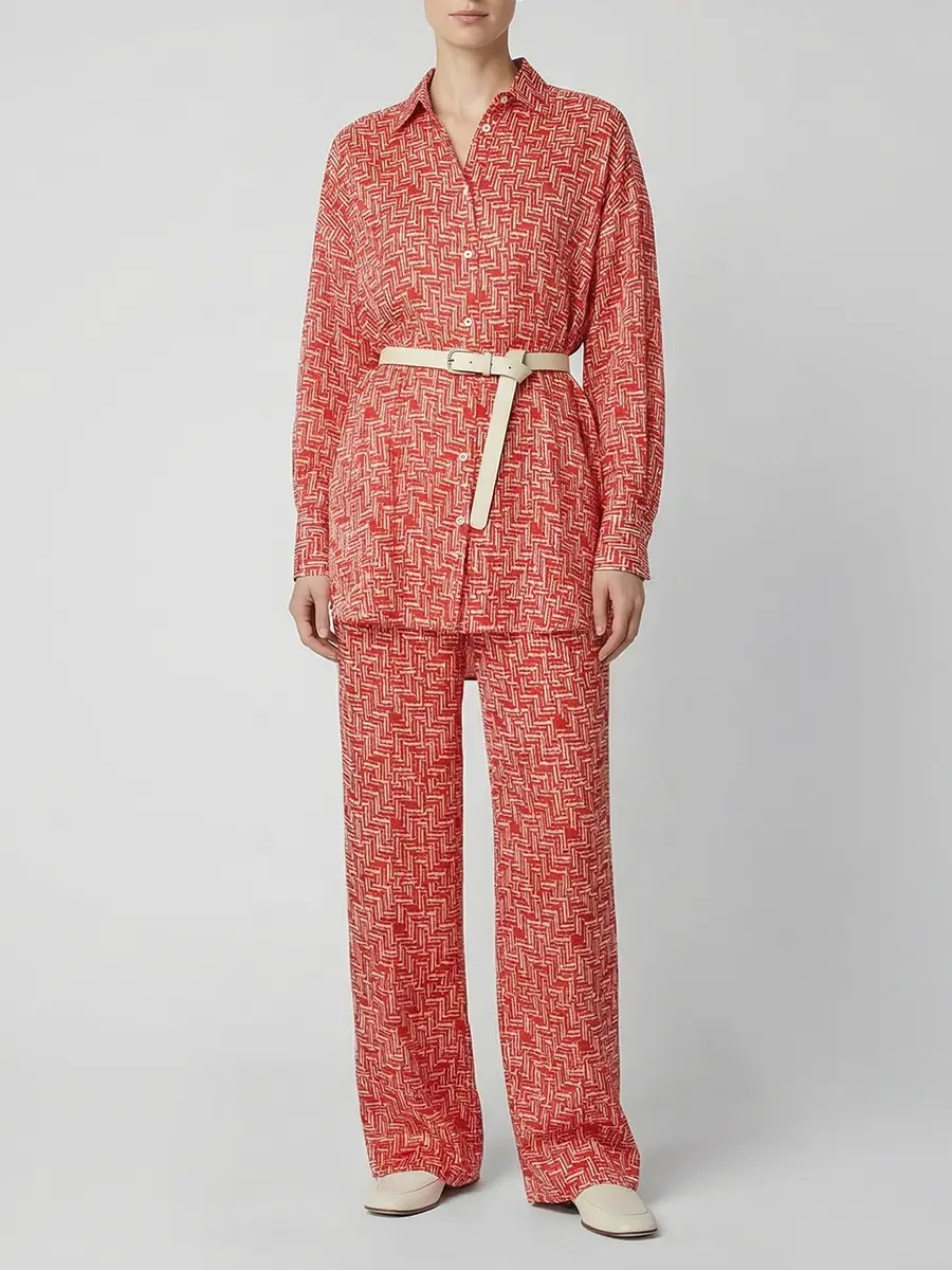 Блуза шелковая