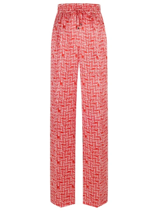 Брюки шелковые KITON